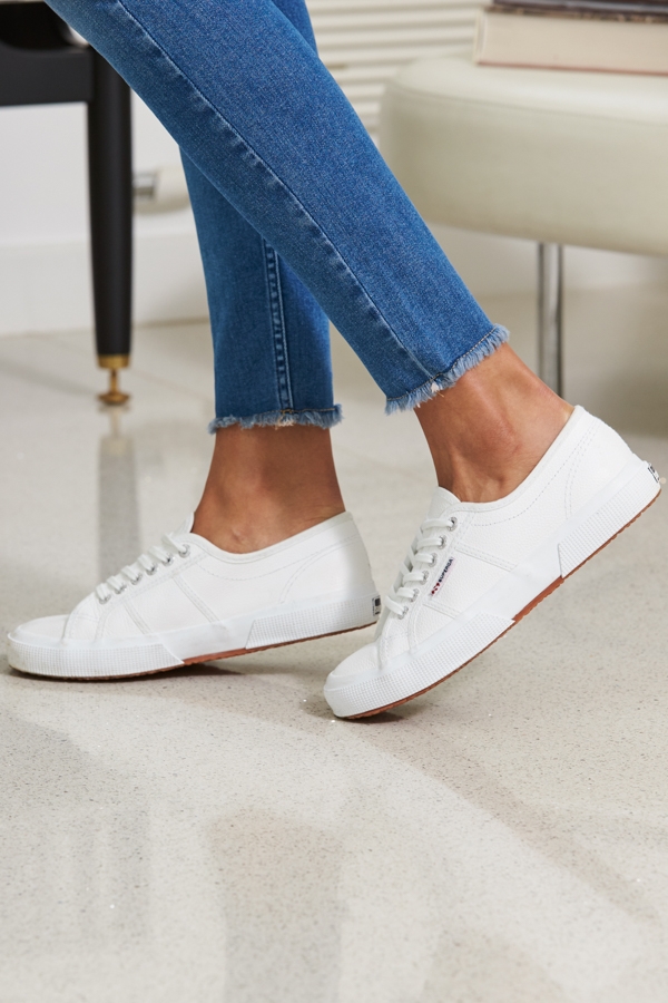 Superga 2750 Cotu Classic White Canvas Trainers 