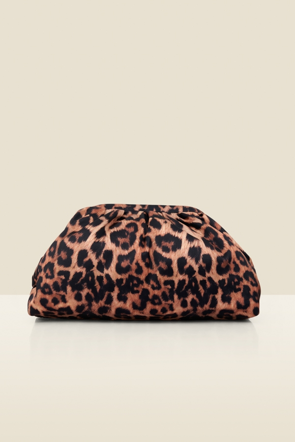 Leopard Print Clutch Bag
