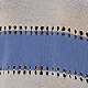 Blue & White Stripe Stitch Detail Jumper