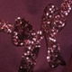 Burgundy Sequin Bow Knit Jumper