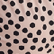 Cream & Black Spot Print Stretch Waist Halter Neck Jersey Dress