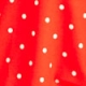Red & White Spot Print Jersey Midi Dress