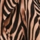 Natural Zebra Print Scarf