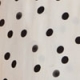 Ivory & Black Spot Print Keyhole Detail Belted Fit & Flare Dress