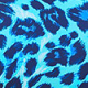 Aqua Blue Animal Print Tie Side Bikini Bottoms