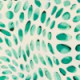 Green & White Fleck Print Shift Dress