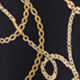 Black & Gold Chain Print Shirt