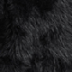 Black Fluffy Knit Cardigan With Luxe Gold Buttons