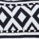 Ivory Patterned Quarter Zip Jumper