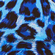 Blue Animal Print Twist Front Shaping Swimsuit