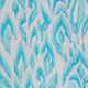 Blue & White Paisley Print Bardot Shirred Waist Dress
