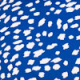 Blue & White Fleck Print Tie Waist Beach Kaftan