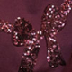 Burgundy Sequin Bow Knit Jumper