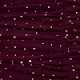 Burgundy Embellished Ruched Front Top