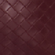 Burgundy Faux Leather Woven Shoulder Bag