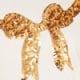 Cream & Gold Sequin Bow Knit Jumper