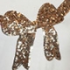Cream & Gold Sequin Bow Knit Jumper