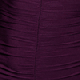 Purple Blouson Sleeve Ruched Front Top