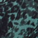 Khaki Green Leopard Print Mesh Top