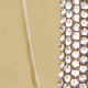 Gold Diamante Low Block Heel Sandals