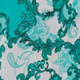 Green Abstract Print Sleeveless Midi Shirt Dress