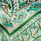 Green Scarf Print Embellished Strap Cami