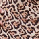 Leopard Print Satin Skirt