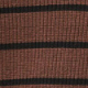 Mocha & Black Stripe Quarter Zip Jumper