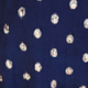 Navy & Gold Metallic Spot Print Bardot Top