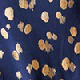Navy & Gold Metallic Spot Print Wrap Dress