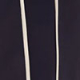 Navy Blue Side Stripe Drawstring Wide Leg Trousers