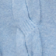 Pastel Blue Cable Knit V Neck Jumper