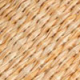 Natural Raffia Gold Trim Mule Loafers