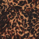 Rich Chocolate Animal Print Fit & Flare Dress