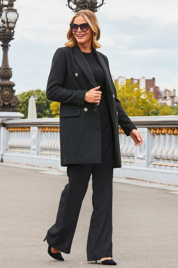 Birthday Bash WOOL DOUBLE BREASTED COATItalian Wool Double 