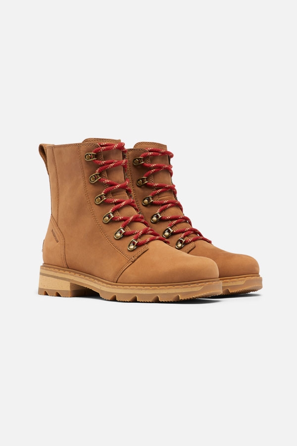 Sorel Tan Leather Contrast Lace Hiker Boot