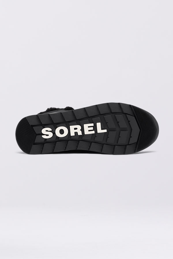 Sorel Black Fleece Lined Lace Up Hiker Boot