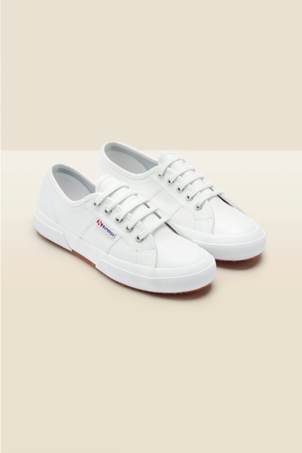 Superga 2750 Cotu Classic White Canvas Trainers 