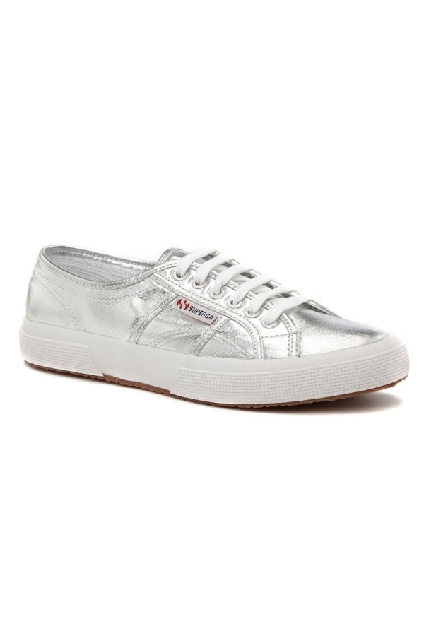 Superga 2750 Silver Metallic Trainers