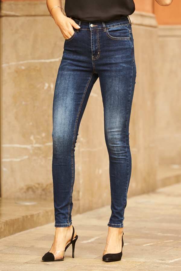Grace Dark Indigo Skinny Jeans