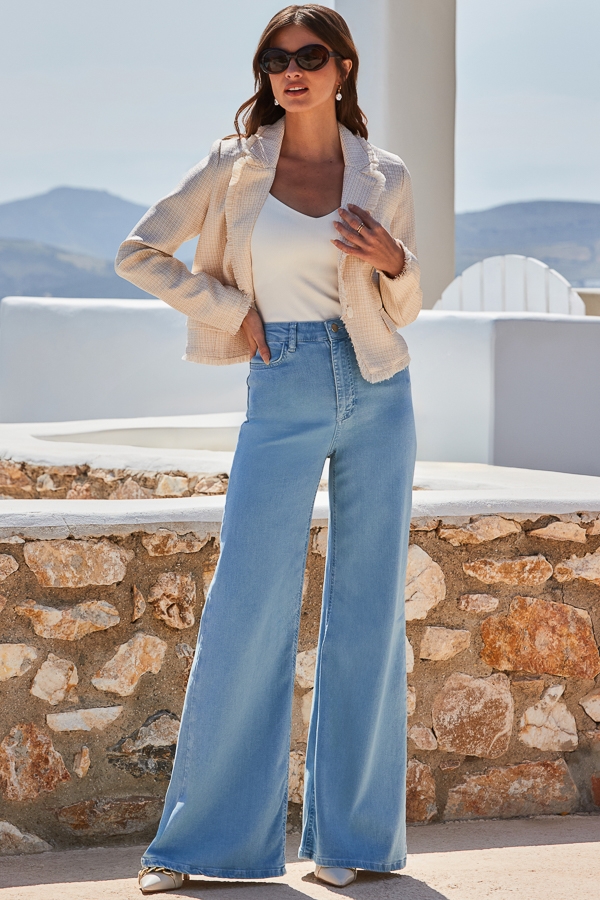 Neutral Boucle Raw Edge Jacket