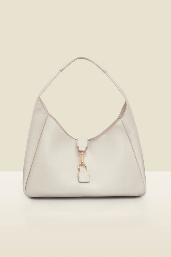 Ivory Soft Faux Leather Bag