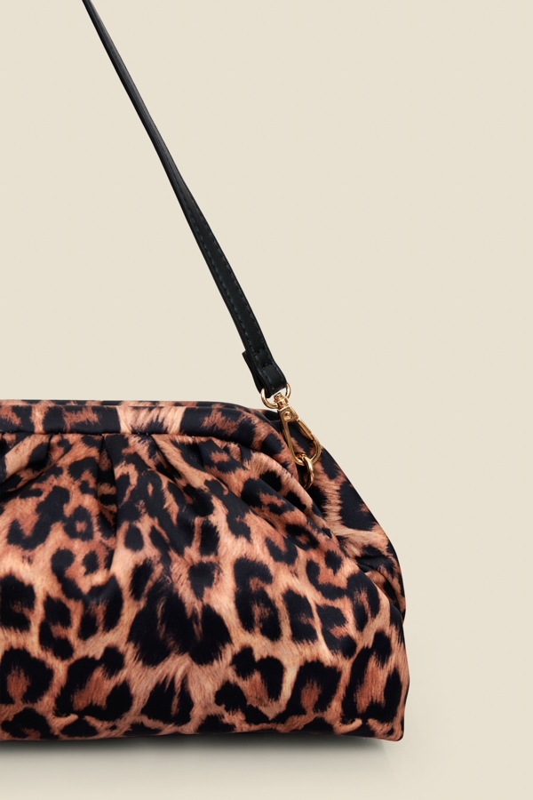 Leopard Print Clutch Bag