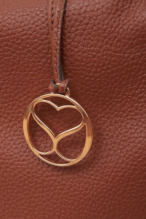 Tan Large Leather Tote Bag