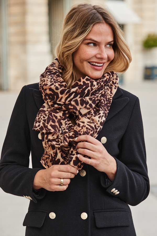 Animal Print Scarf