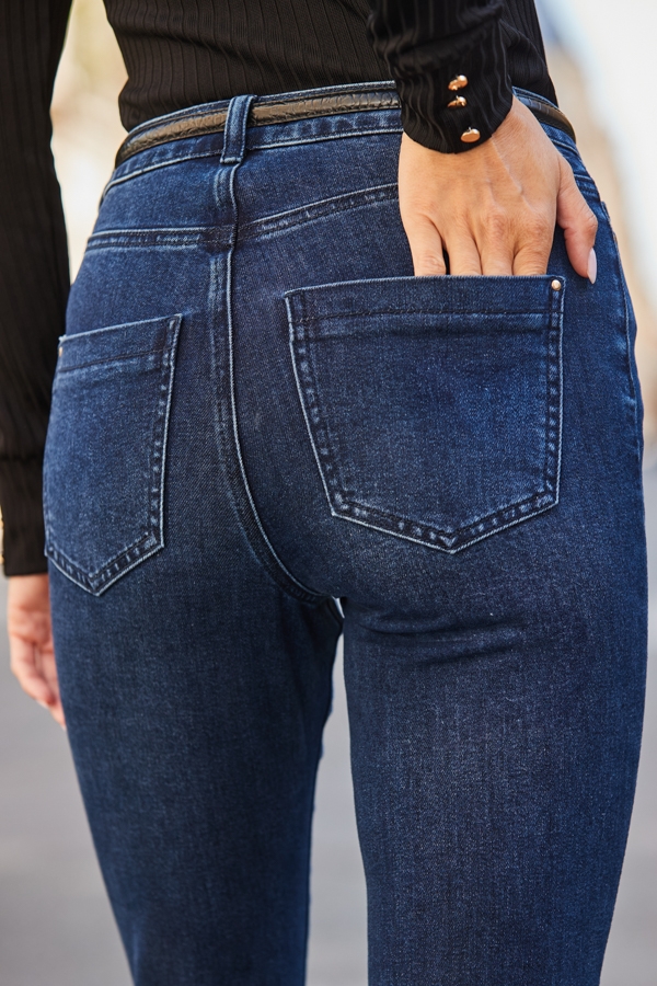 Dark Indigo Super Soft Slim Leg Jeans