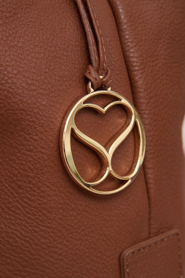 Tan Leather Large Slouchy Bag