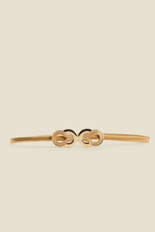 Gold Round Link Waist Belt