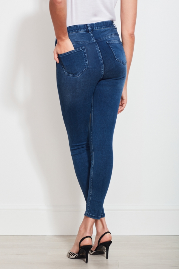 Mid Blue Soft Touch Jeggings