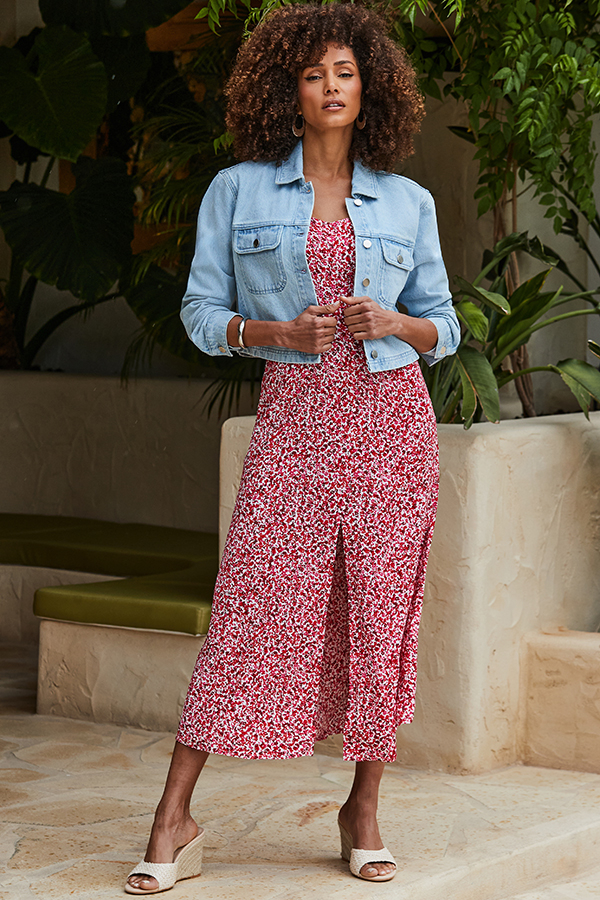 Light Wash Relaxed Fit Denim Jacket